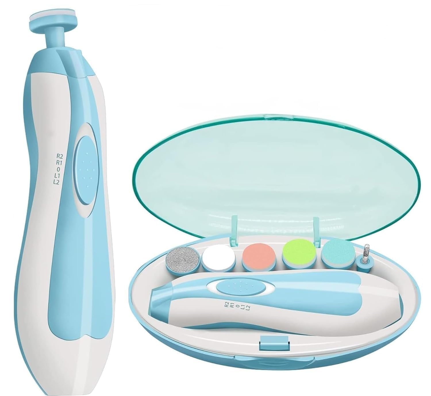 ORVO™ Baby Nail Grooming Kit – Safe, Quiet & Easy for Parents