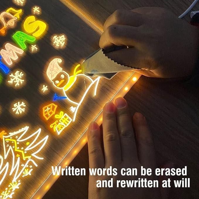 ORVO™ 3D Acrylic Writing Pad with Color Markers
