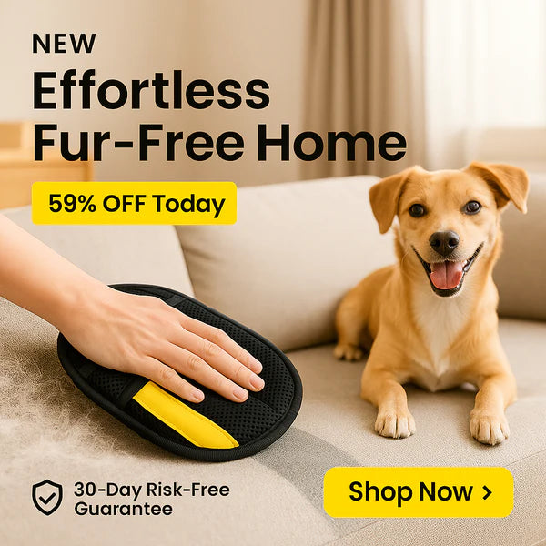 Orvo™ Pet Hair Glove - Groom & De-Shed