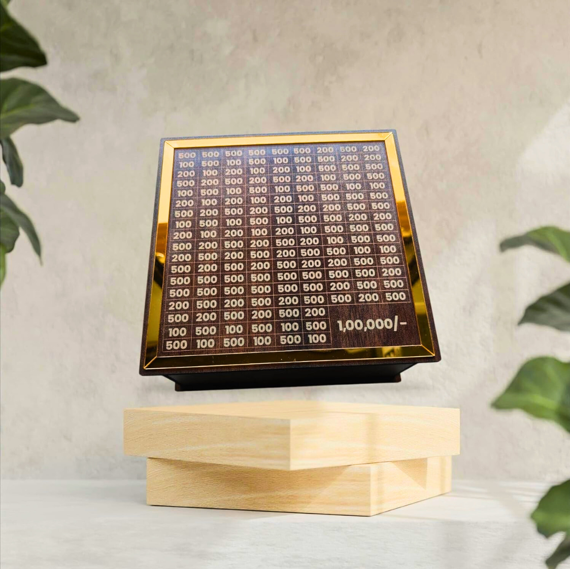 Orvo Premium Wooden Money Box