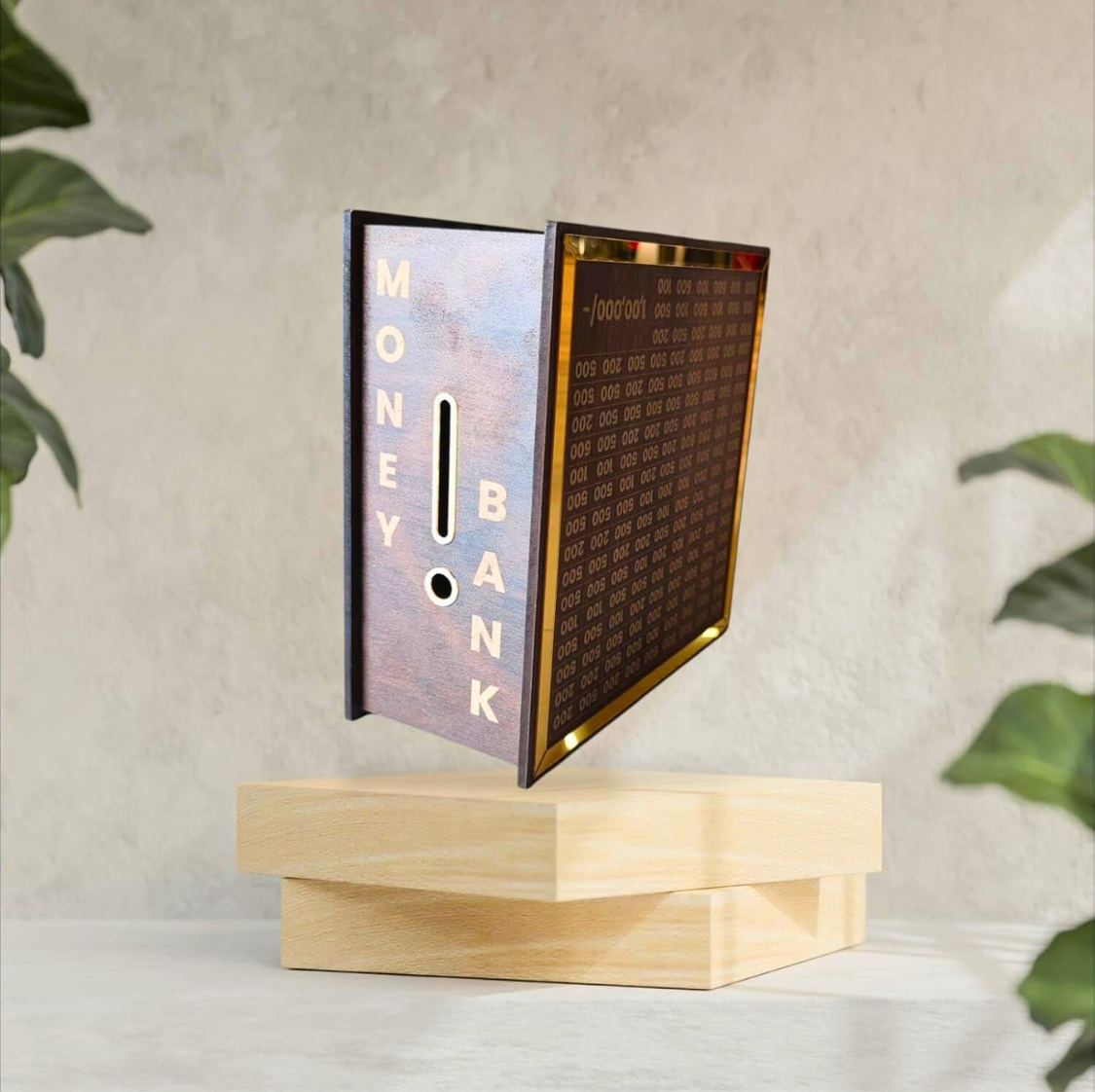 Orvo Premium Wooden Money Box