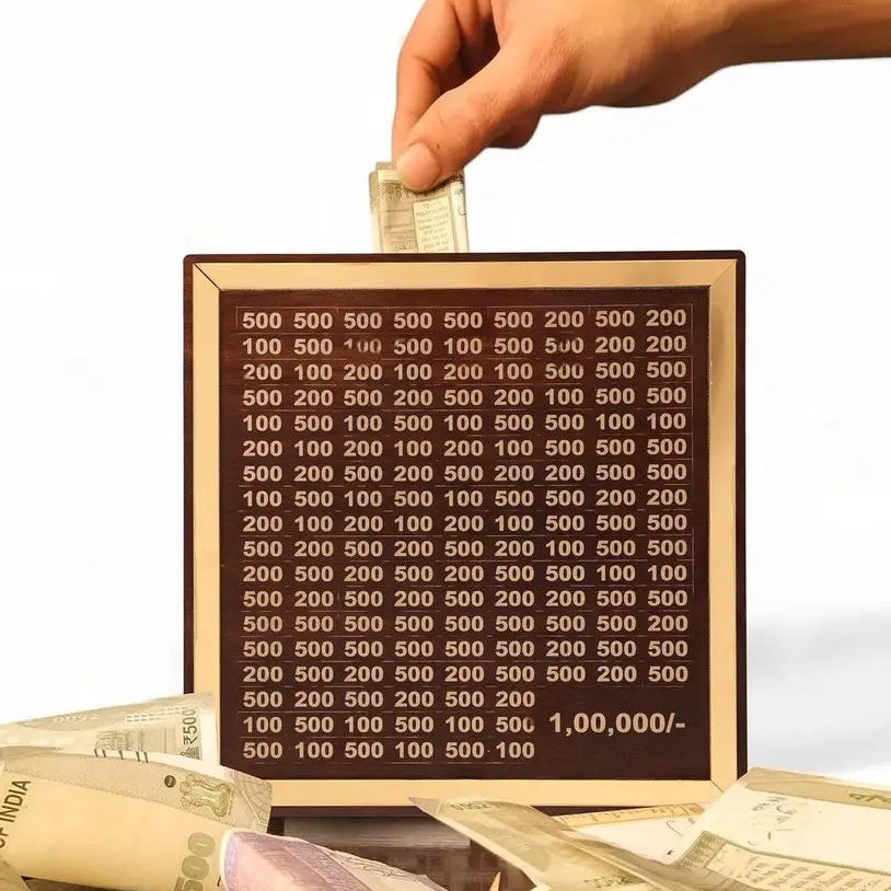 Orvo Premium Wooden Money Box